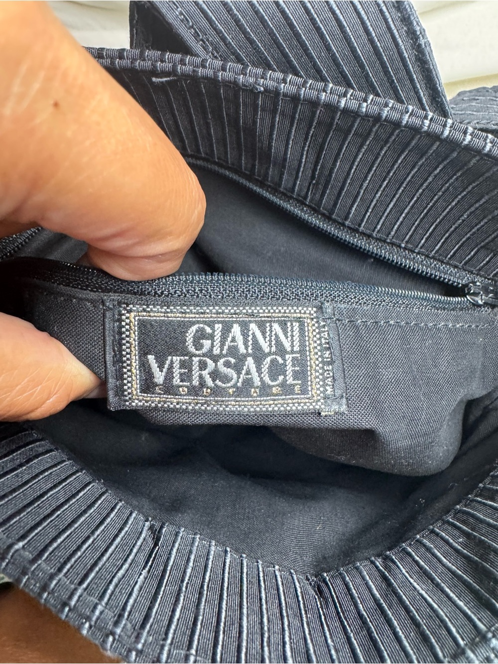EUC Gianni Versace Couture Black Bag - Picture 4 of 6